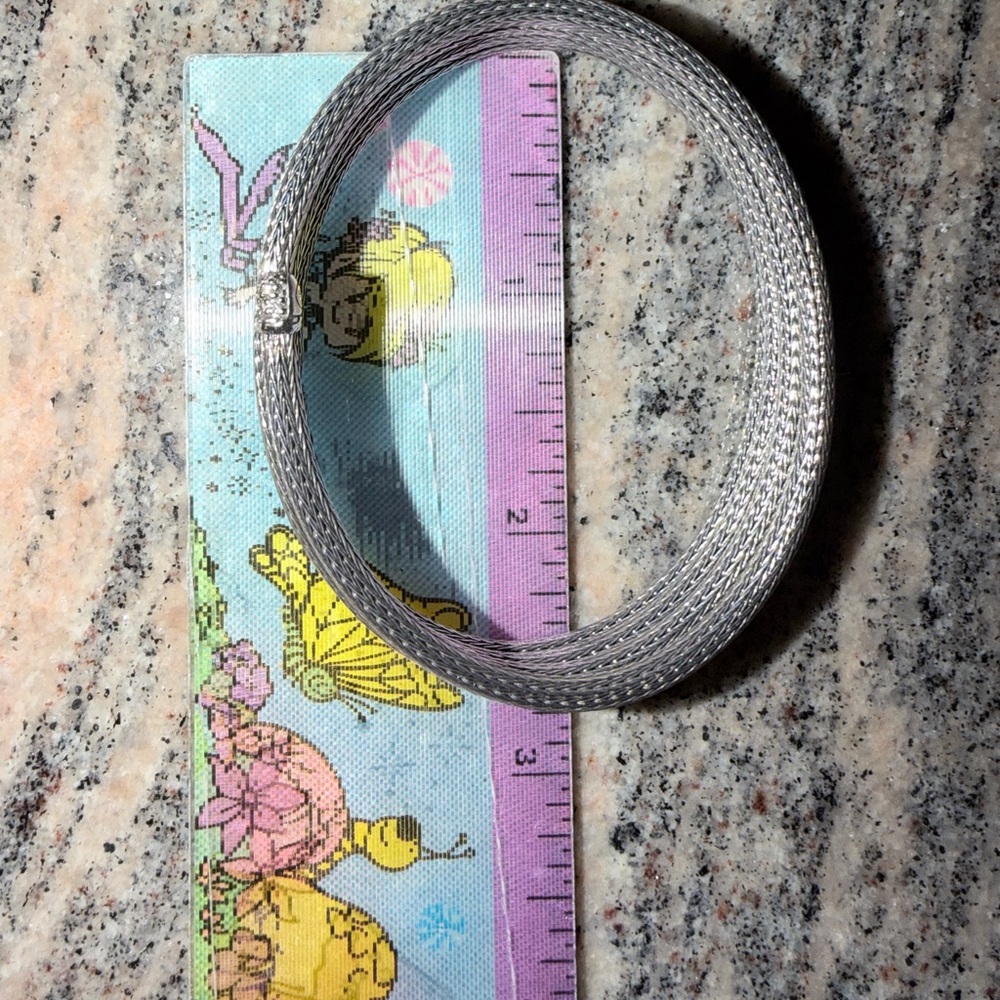 John Hardy Silver and Diamonds Multi-Strand Bracelet - Picture 6 of 6